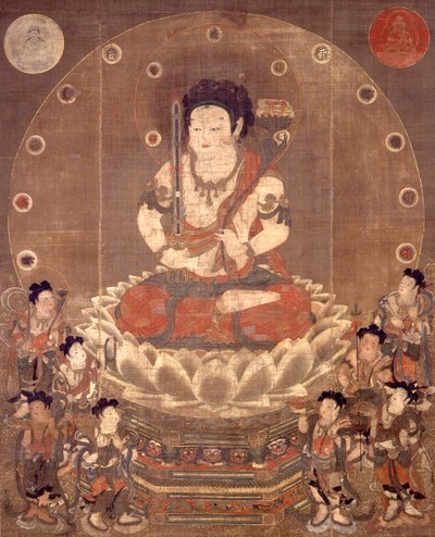 Hachiji-Monju (Asta-Sikha Manjusri) and Eight Attendants by Unbekannt Unbekannt